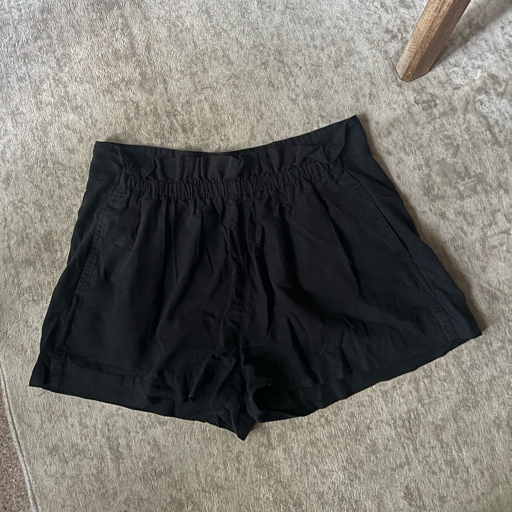 Ophelia Roe Linen Paperbag Shorts